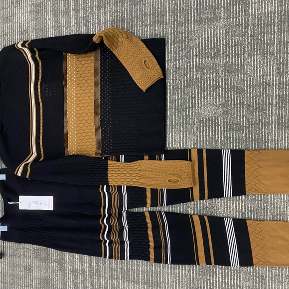 NWT Seamless Base Layers Whole garment knitwear Pullover with matching legging. - Picture 3 of 6